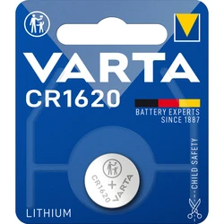 1 batteria a bottone al litio CR1620 3 V 70 mAh
