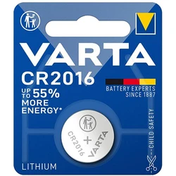 1 batteria a bottone al litio CR2016 3 V 90 mAh
