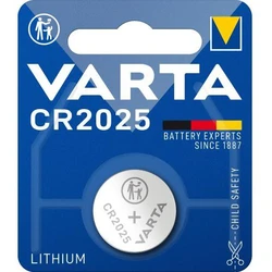 1 batteria a bottone al litio CR2025 3 V 170 mAh