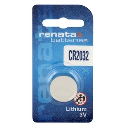 1 batteria a bottone al litio CR2032 3 V 260 mAh
