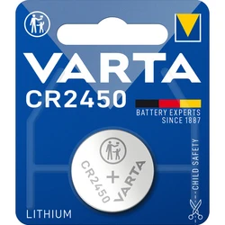 1 batteria a bottone al litio CR2450 3 V 
