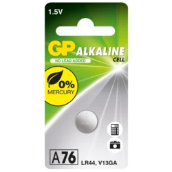 1 batteria a bottone alcalina LR44 1,5 V 