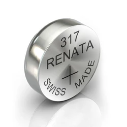 1 batteria a bottone all'ossido d'argento 317 / SR516W / SR62 1,55 V 1 batteria a bottone all'ossido d'argento 317 / SR516W / SR62 1,55 V