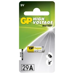 1 batteria alcalina 29 A 9 V Super 