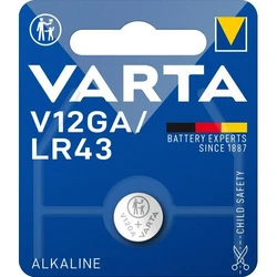 1 batteria alcalina AG12 1,5 V 80 mAh