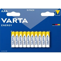 10 batterie alcaline LR03/AAA 1,5 V Energy 