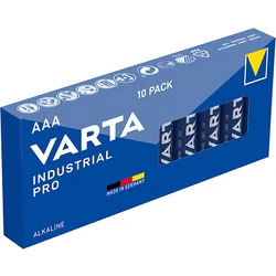 10 batterie alcaline LR03/AAA 1,5 V Industriel PRO 1250 mAh