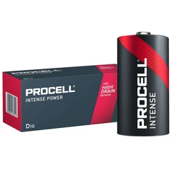 10 batterie alcaline LR20/D 1,5 V Intense 