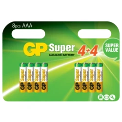 Blister di 8 Batterie AAA/LR03 Super Alcaline: promo 4+4