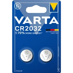 2 batteria a bottone al litio CR2032 3 V 
