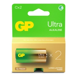 2 batterie alcaline C 1,5 V Ultra 