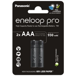 2 batterie ricaricabili NIMH AAA 1,2 V PRO 930 mAh