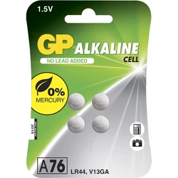 4 batterie a bottone alcalinass LR44 1,5 V 