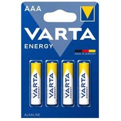 4 batterie alcaline LR03/AAA 1,5 V Energy 