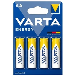 4 batterie alcaline LR6/AA 1,5 V Energy 