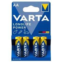 4 batterie alcaline LR6/AA 1,5 V Longlife Power 2850mAh 4 batterie alcaline LR6/AA 1,5 V Longlife Power 2850mAh