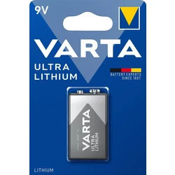 Varta lithium 9V x 1 pila (blister)
