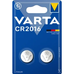 Varta CR2016 lithium x 2 pile (blister)