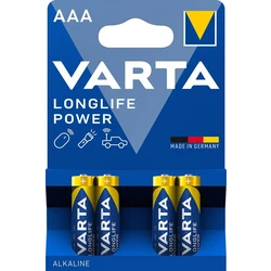 Varta LONGLIFE Power MINI STILO/AAA x 4 pile