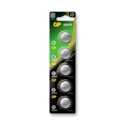 5 batterie a bottone al litio CR2025 3 V 