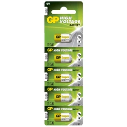 5 batterie alcaline 10 A 9 V Super 