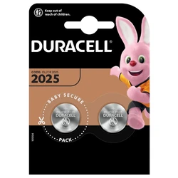 Duracell CR2025 lithium x 2 pile