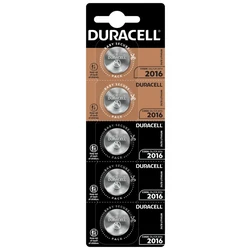 Duracell CR2016 lithium x 5 pile