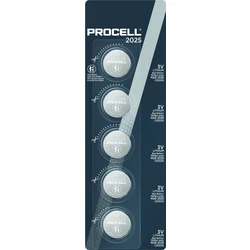 Duracell Procell CR2016 x 5 pile al litio 