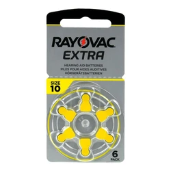 6 batterie acustiche zinco-aria 10 1,45 V Extra 