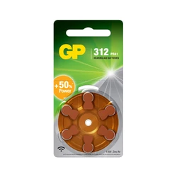 6 batterie acustiche zinco-aria A312 1,45 V 