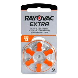 Rayovac Extra 13 per apparecchi acustici x 6 pile 