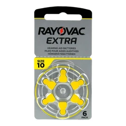 Rayovac Extra 10 per apparecchi acustici x 6 pile 