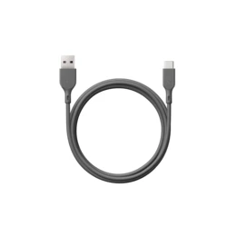 Essentials 1m USB-A to USB-C cable - Grey