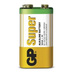 Pile alcaline 1 x 9V / 6LF22 SUPER - 9V - GP Battery
