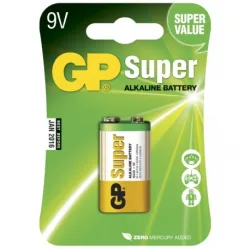 Pile alcaline 9V / 6LR61 - GP Battery