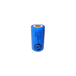 Pile NiCD Sub C 1300 mAh tête plate - 1,2V - Evergreen