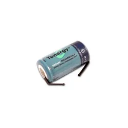 Pile NiMH C 5000 mAh tête plate avec languettes - 1,2V - Tenergy