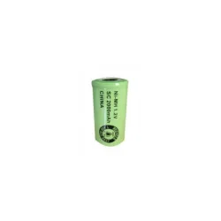 Pile NiMH Sub C 2000 mAh tête plate - 1,2V - Evergreen